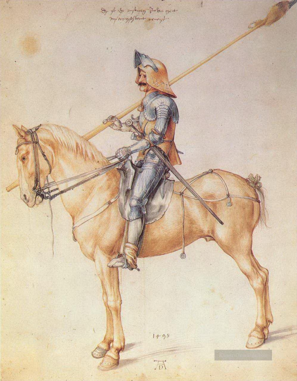 Ritter zu Pferd Albrecht Dürer Ölgemälde